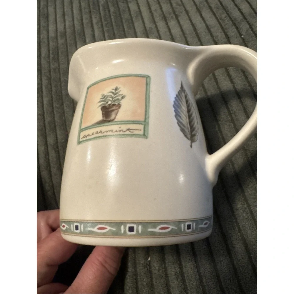 Pfaltzgraff Naturewood Creamer & Sugar Bowl w/ Lid Cottagecore Grannycore